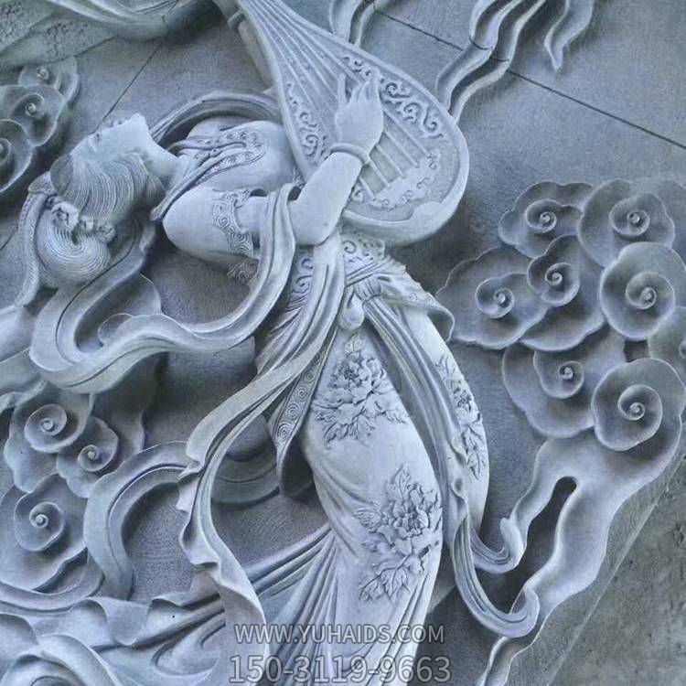 大理石創(chuàng)意石雕園林景觀(guān)壁畫(huà)雕塑