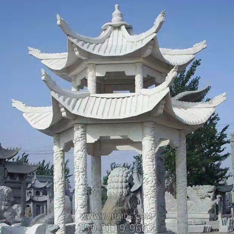 公園戶外大理石石雕雙層中式?jīng)鐾さ袼?>
                                <h2>公園戶外大理石石雕雙層中式?jīng)鐾さ袼?參數(shù)說明</h2>
                                                                        <table>
                                      <tr>
                                        <th>產(chǎn)品標題</th>
                                        <td>公園戶外大理石石雕雙層中式?jīng)鐾さ袼?/td>
                                      </tr>
                                      <tr>
                                        <th>發(fā)布時間</th>
                                        <td>2023-06-07 16:51</td>
                                      </tr>
                                      <tr>
                                        <th>價格</th>
                                        <td><span>電話咨詢</td>
                                      </tr>
                                                                              <tr>
                                          <th>雕刻內(nèi)容</th>
                                          <td>涼亭</td>
                                        </tr>
                                                                              <tr>
                                          <th>應(yīng)用場所</th>
                                          <td>公園</td>
                                        </tr>
                                                                              <tr>
                                          <th>制作材質(zhì)</th>
                                          <td>石雕、大理石、石雕</td>
                                        </tr>
                                                                          </table>
                                <h2>公園戶外大理石石雕雙層中式?jīng)鐾さ袼?詳細說明</h2>
                                <p>玉海雕塑是一家綜合性的雕塑公司，擁有多款公園戶外大理石石雕雙層中式?jīng)鐾さ袼苣Ｐ停杉庸ざㄖ贫喾N公園戶外大理石石雕雙層中式?jīng)鐾さ袼埽С植馁|(zhì)、樣式、風格、尺寸大小等方面的調(diào)整修改定制。我們所加工制作的公園戶外大理石石雕雙層中式?jīng)鐾さ袼苜|(zhì)優(yōu)價廉，遍布全國多個省市地區(qū)，想要了解更多案例圖片，請電話或微信咨詢。材質(zhì)、大小、樣式等都可以按需定制，還可根據(jù)您提供給的公園戶外大理石石雕雙層中式?jīng)鐾さ袼軜訄D進行制作！如有相關(guān)需求，歡迎致電（微信同號）：<span>150-3119-9663</span></p>
                                                                <div   class=
