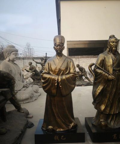 錢乙古代人物銅雕的作用是啥？