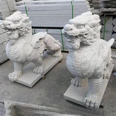 招財踩球獅子石雕的作用是啥？