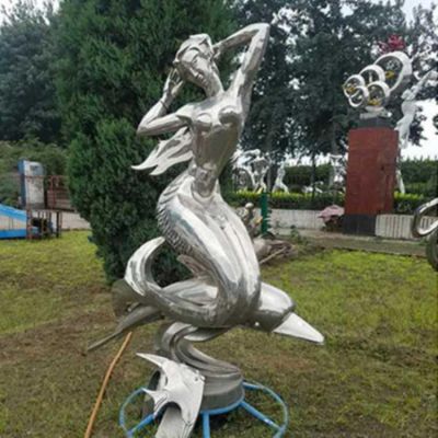 不銹鋼科技發展精神堡壘雕塑