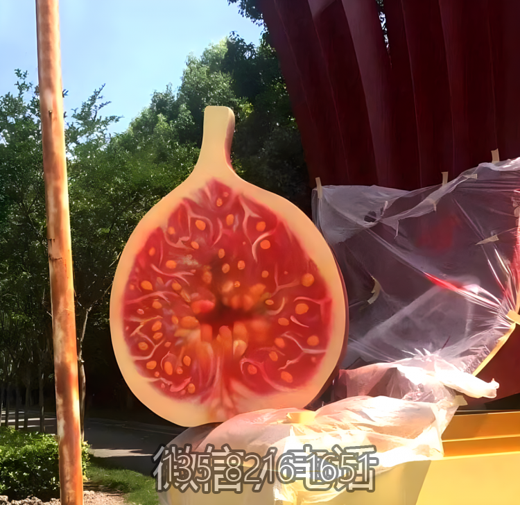 無(wú)花果玻璃鋼仿真水果雕塑