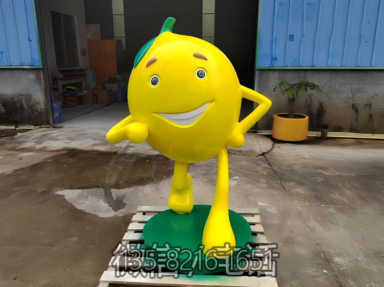 卡通檸檬公仔