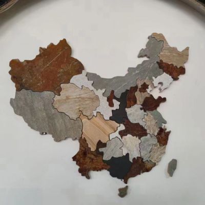 中國地圖浮雕