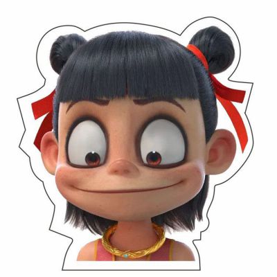網紅魔童降世哪吒雕塑，樹脂玻璃鋼卡通人物雕塑