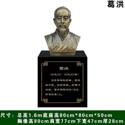中國古代十大名醫之葛洪胸像